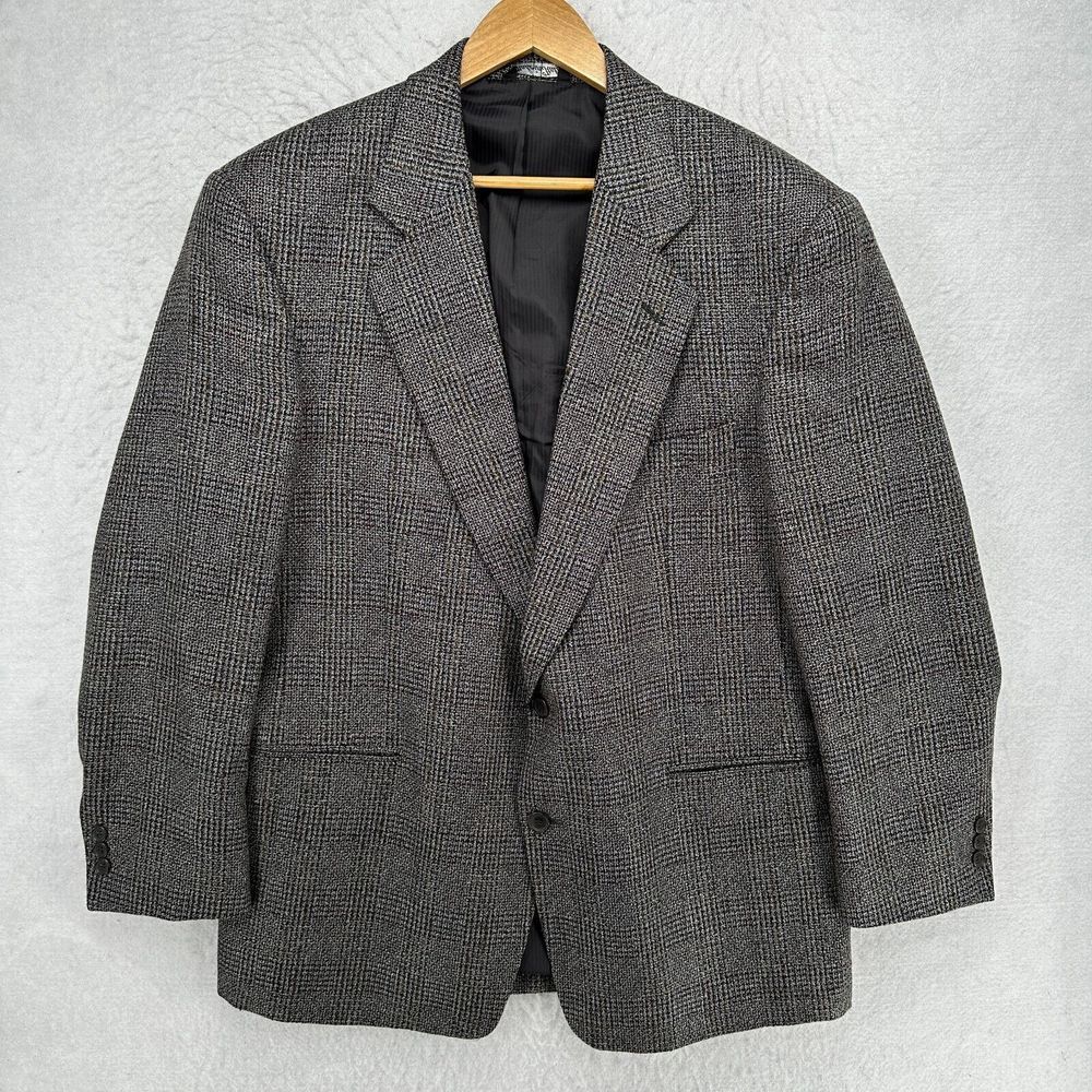 Classic Men's Glen Plaid Sport Coat - Gray